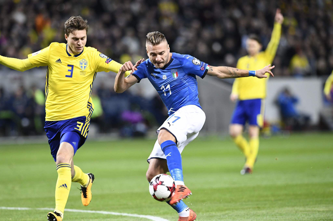 ¡No va pal´ baile! Italia no logró marcarle a Suecia y se pierde el Mundial