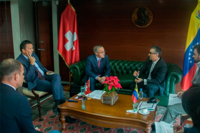 Venezuela y Suiza afianzan relaciones comerciales bilaterales