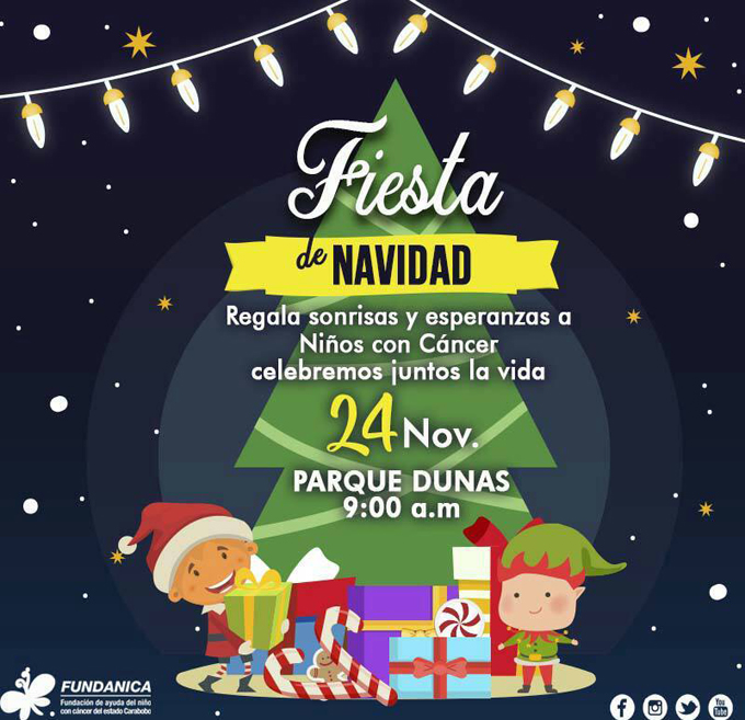 Fiesta de Navidad con los niños de Fundanica será próximo 24 de noviembre