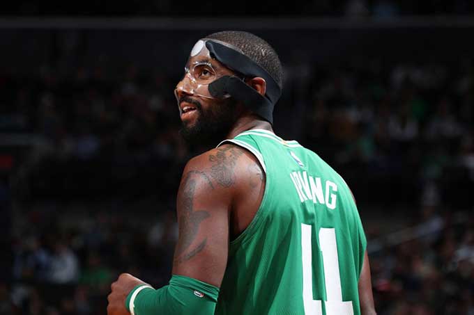 Kyrie Irving volvió con fuerza en victoria de los Celtics
