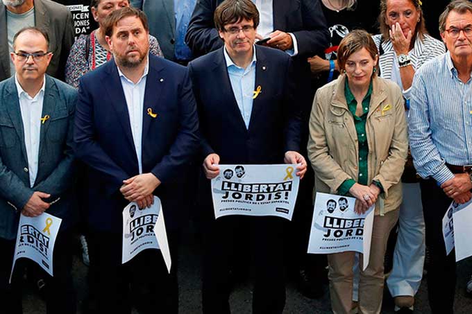 Fiscalía pidió prisión incondicional para exmiembros del Gobierno catalán