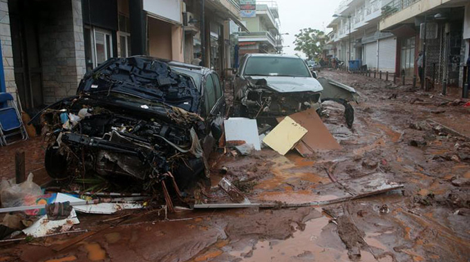 En fotos: ¡Trágico! Así se encuentra Grecia tras fuertes inundaciones