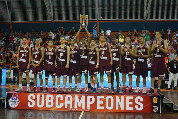 Venezuela quedó subcampeón en Suramericano de Baloncesto U14