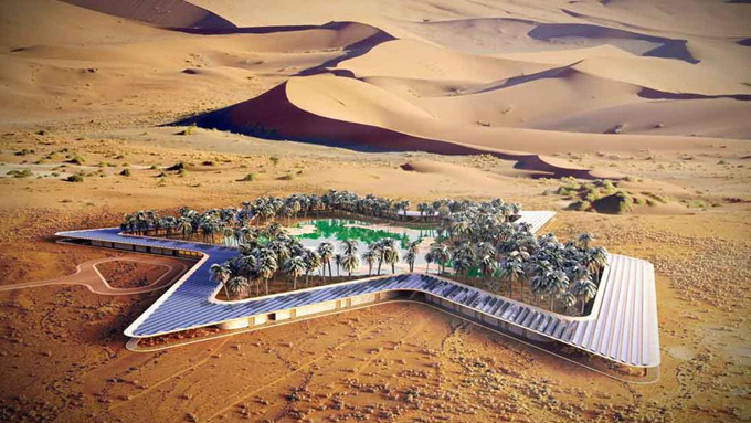 Conoce el resort más ecológico del mundo que se construirá en el desierto