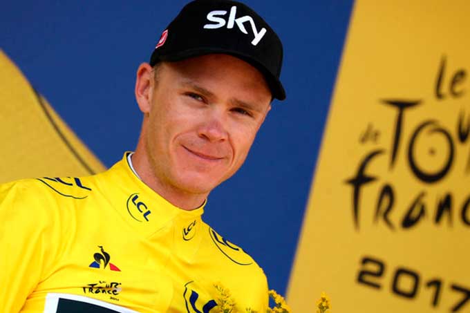 Ciclista Chris Froome dio positivo en la Vuelta a España 2017