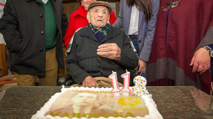 El hombre más viejo del mundo cumplió 113 años