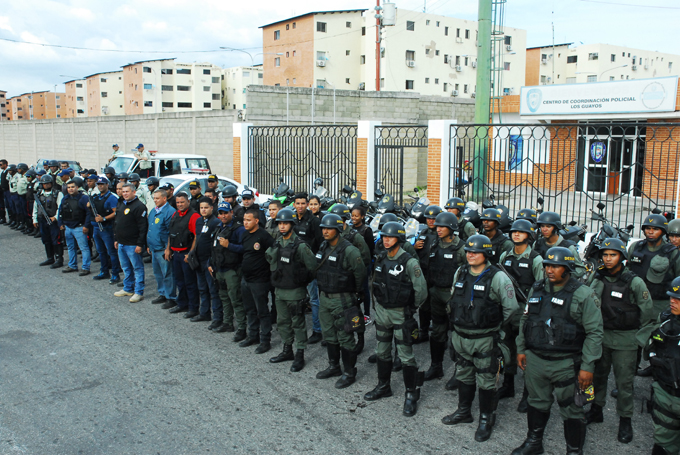 Policía de Los Guayos se encuentra desplegada por todo el municipio