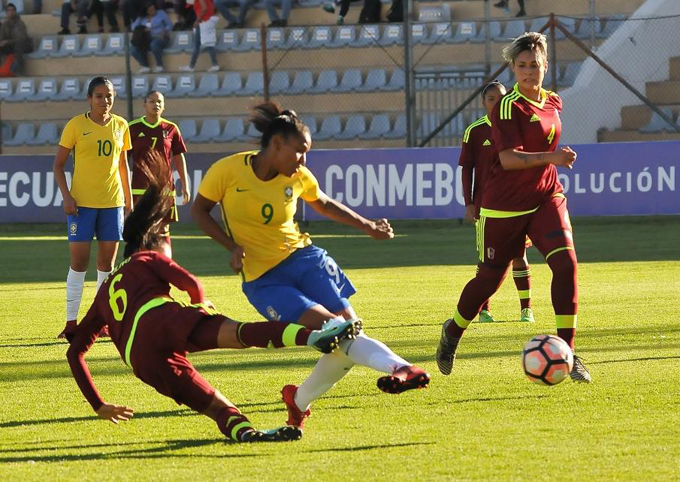 Brasil goleó a la Vinotinto Femenina Sub-20 en el Sudamericano
