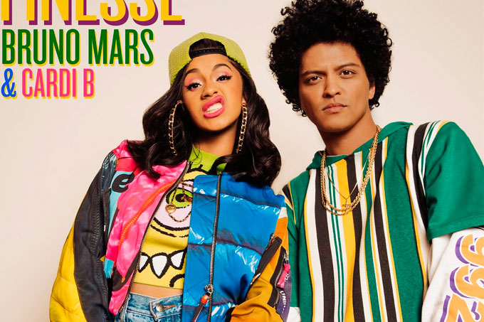 ¡Imperdible! Bruno Mars se juntó con Cardi B para este remix