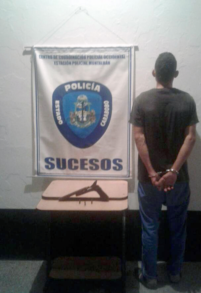 Capturado presunto delincuente armado en Montalbán