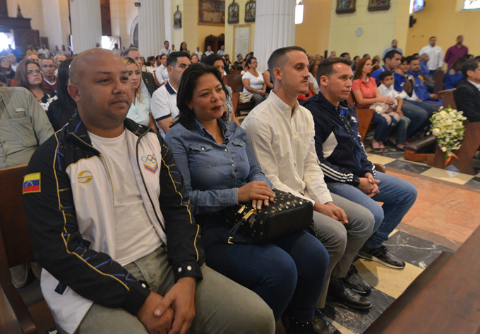 Carabobeños rindieron homenaje a atletas en Misa del Deporte