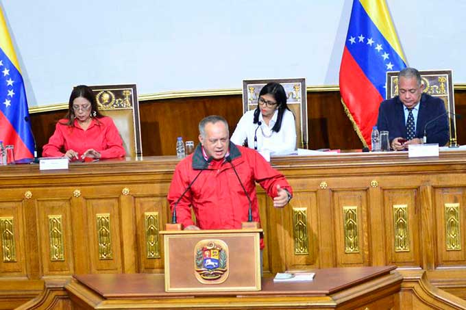 Cabello propondrá a la ANC realizar elecciones parlamentarias el 22 de abril