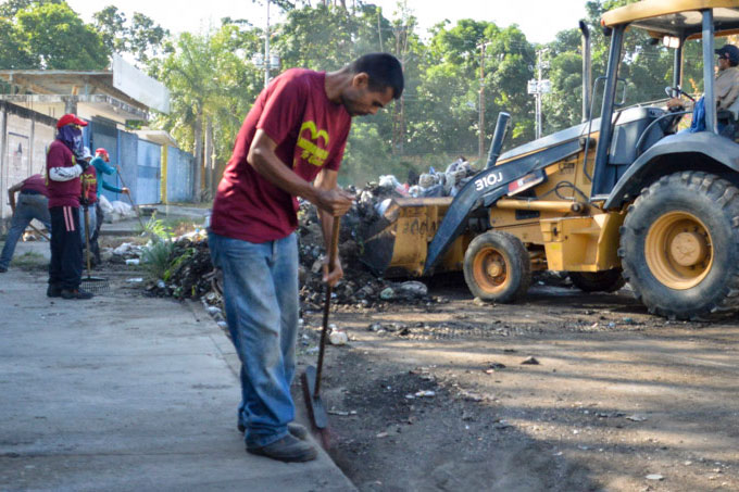 Ejecutan jornada de limpieza especial en Naguanagua