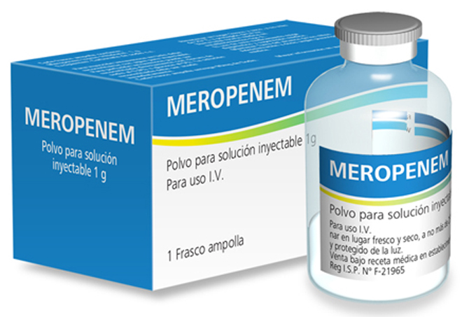 Servicio público: paciente necesita con urgencia Meropenem en ampollas de 1mg