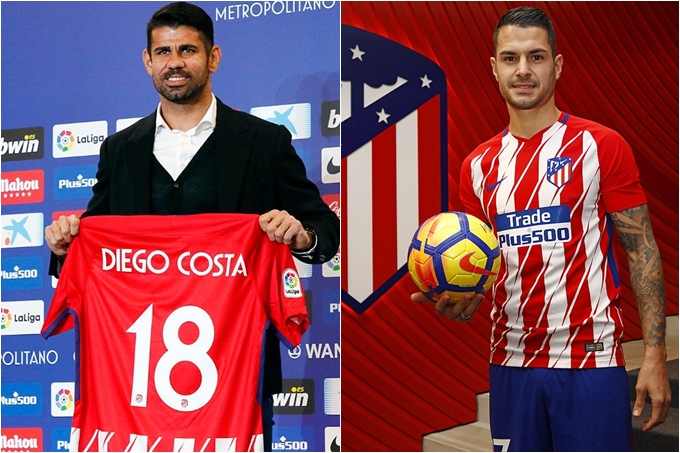 Diego Costas y Vitolo son oficialmente jugadores del Atlético de Madrid