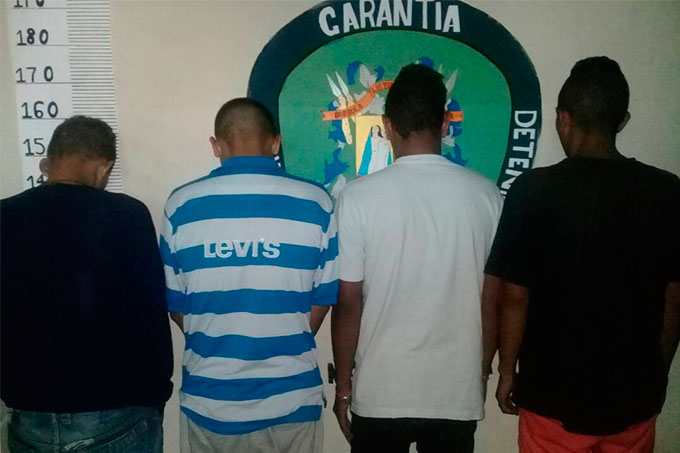 Policía de Naguanagua capturó 4 sujetos tras robo en avenida Universidad