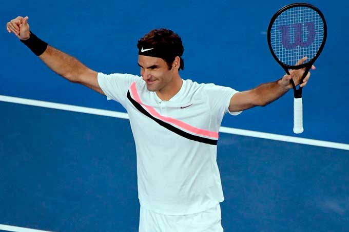 Roger Federer se instaló en la final tras la forzosa salida de Chung