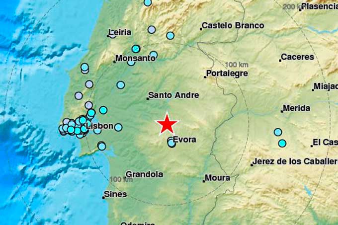 ¡Muy fuerte! Reportaron terremoto de 4,9 en España y Portugal