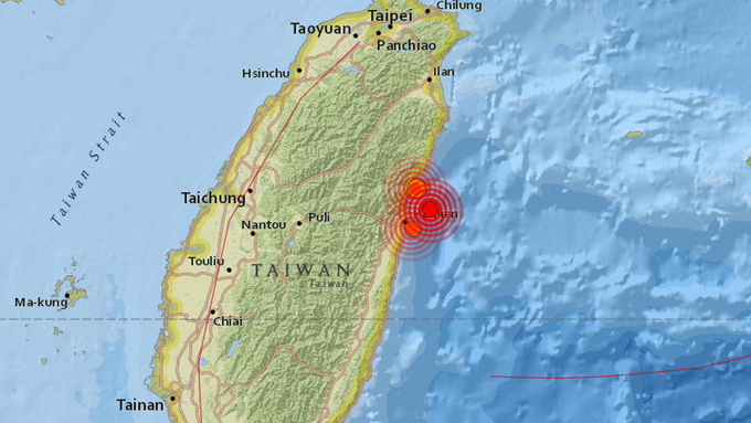 Dos terremotos de magnitud 5,1 y 5,2 sacudieron a Taiwán