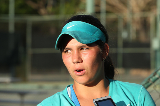Victoria Fuenmayor se tituló campeona en doble del Regional de Tenis