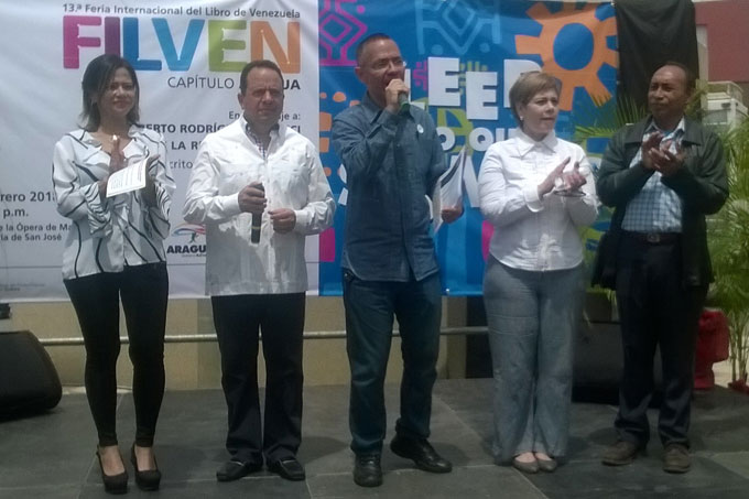 Aragua: Ernesto Villegas inauguró Feria Internacional del Libro de Venezuela