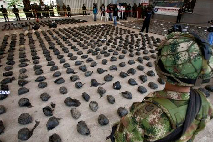 Decomisan en Colombia más de 2 toneladas de cocaína