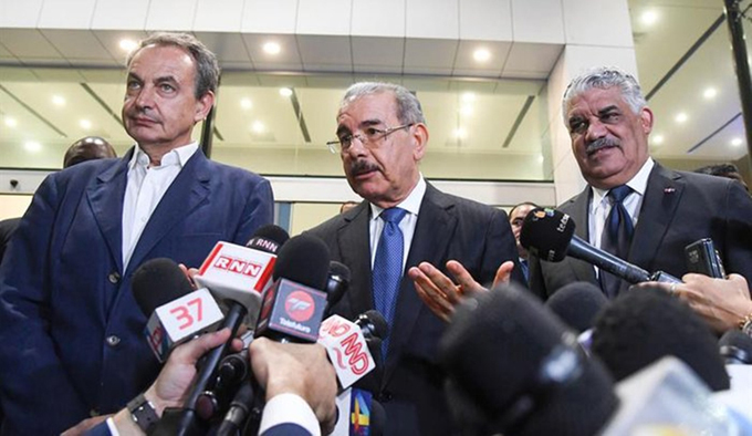 Danilo Medina: el diálogo en Venezuela entró en un receso