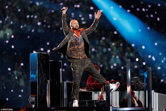 ¡Espectacular! Justin Timberlake brilló en el Super Bowl (+fotos y video)
