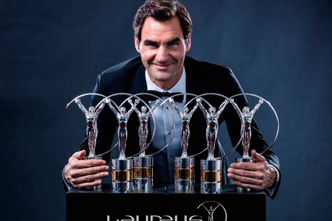 Roger Federer se ganó el premio al Mejor Deportista del Año