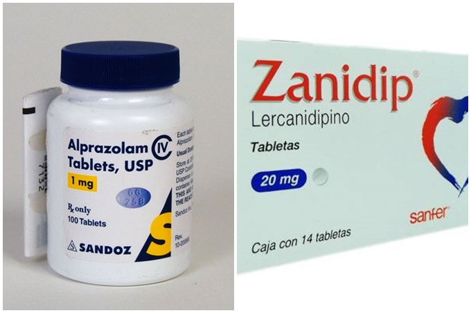 Servicio público: paciente solicita con urgencia Zanidip y Alprazolam