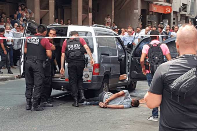 Tres heridos dejó tiroteo en Buenos Aires