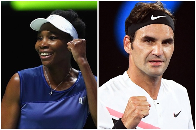 Federer y Venus Williams avanzaron a semifinales en Indian Wells