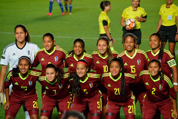Vinotinto Sub-17 femenino empató ante oncena chilena