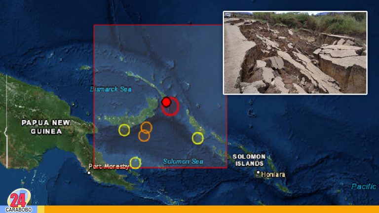 Nueva Guinea en peligro de Tsunami por terremoto de 7 grados