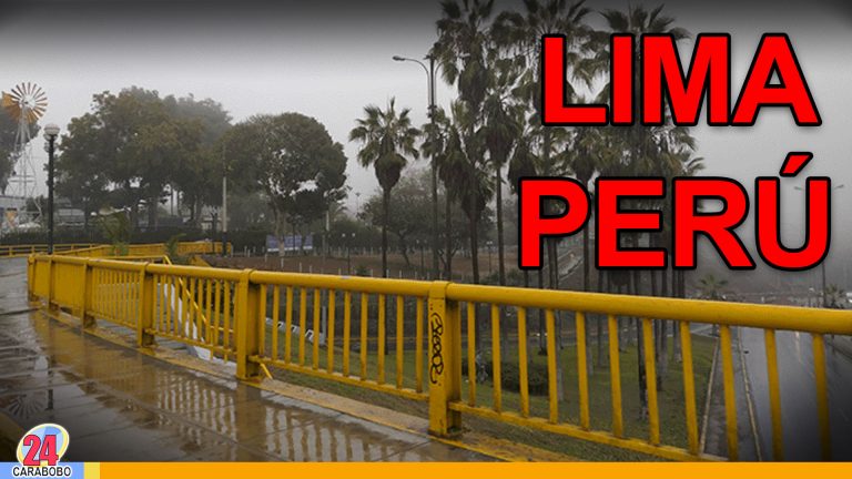 Temperatura mínima de 16 Cº hoy 27 de mayo en Lima-Perú