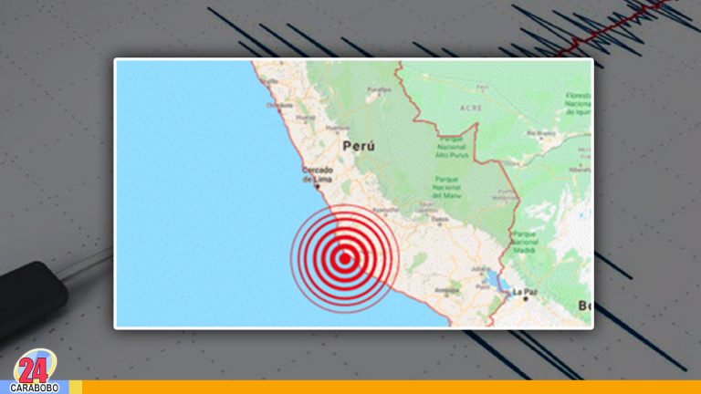 Un sismo en Marcona – Perú de magnitud 4,9 se registró esta mañana