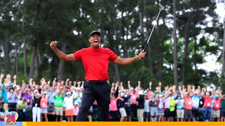 Tiger Woods conquista un Masters y primer major luego de once años