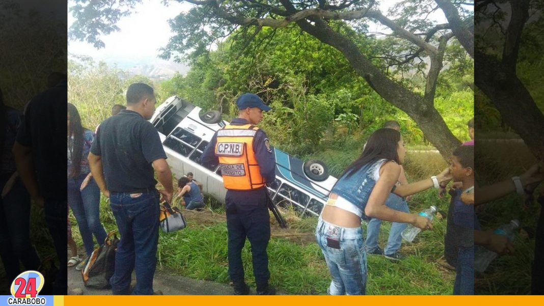 Accidente en la autopista Regional del Centro- Noticias24Carabobo