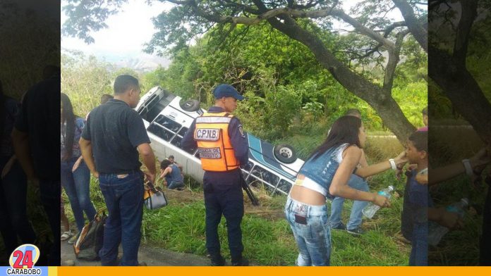 Accidente en la autopista Regional del Centro- Noticias24Carabobo