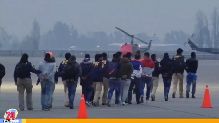 Expulsaron de Chile a 7 venezolanos que tenían antecedentes penales