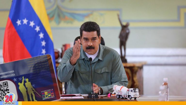Nicolás Maduro anunció aumento en bonos de carnet de la patria