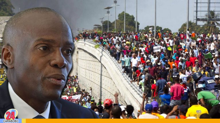 Presidente Moïse asediado por miles de haitianos exigiendo su renuncia