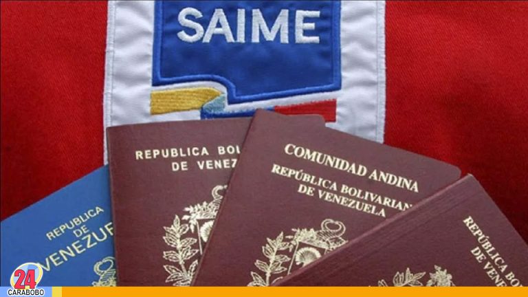 SAIME colocó servicio para activar solicitud de pasaportes