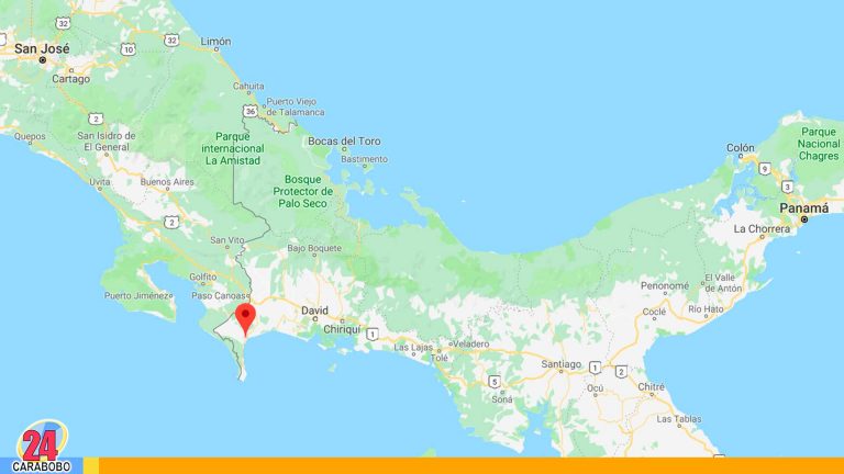 Terremoto entre Costa Rica y Panamá de magnitud 6,3 en la escala de Richter