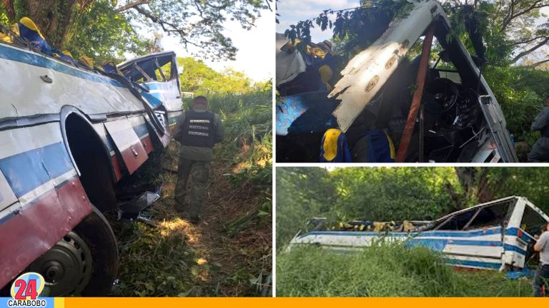 Accidente en Zulia deja 18 muertos y 13 heridos