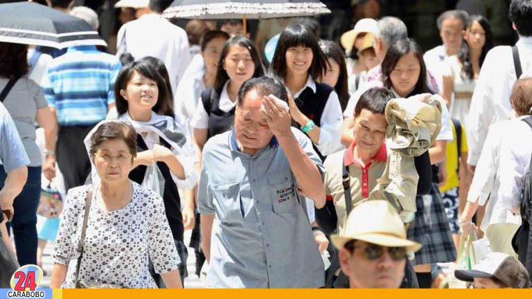 Ola de calor deja fallecidos y hospitalizados en Japón