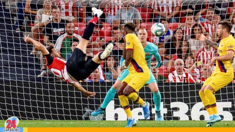 Barcelona comenzó defensa del título con derrota ante Bilbao (+ video)