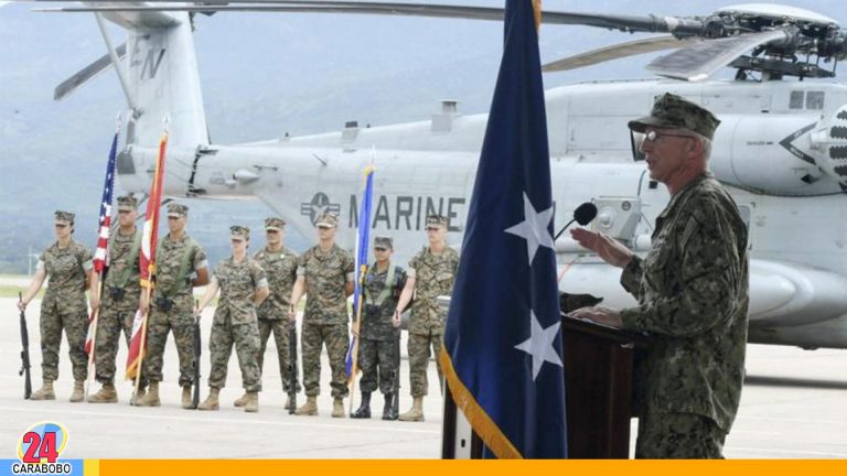 Comando Sur espera orden de Trump para desplegar a la Marina