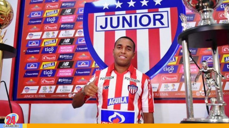 Yohandry Orozco formalizó su llegada al Junior de Barranquilla