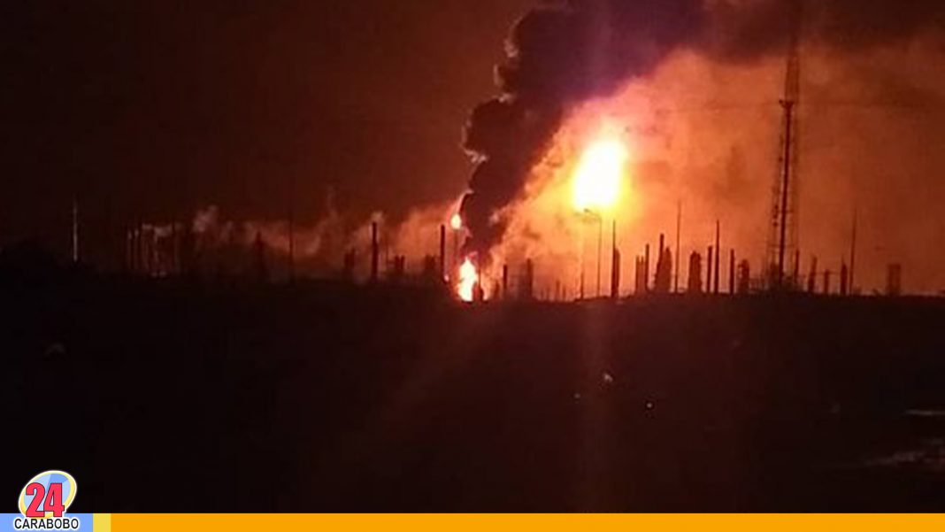 incendio en refinería de Amuay - Noticias 24 Carabobo
